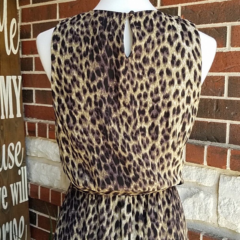 MSK Leopard Midi Dress - Picture 5 of 7